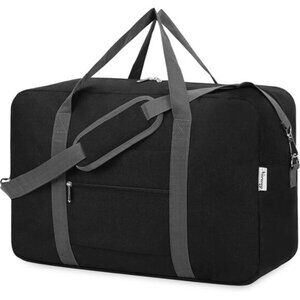 Carry on Luggage 22x14x9 Airline Approved Foldable Duffle Bag for Travel Duffel